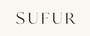 The wordmark 'SUFUR' appears in a black serif typeface centered on a plain warm off-white background.
